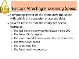 For higher computing science, revise how the performance of the cpu is affected by the number of cores, clock speed and memory. Chapter 2 Processing Data Dept Of Computer Engineering Khon Kaen University Ppt Download