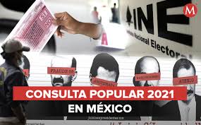 Julio 31, 2021 12:09 se espera que un total de 93 millones de mexicanos quienes se encuentran inscritos en el padrón electoral participen en la primer consulta ciudadana. Consulta Popular 2021 En Vivo Votacion A Juicio Contra Expresidentes