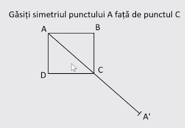 Simetrica unei figuri geometrice f fata de o este o figura geometrica f ' astfel incat fiecare punct al lui f sa aiba un simetric fata de o. InÈelegi Matematica Mquest Ro