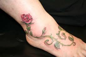 Google Image Result For Http Www Ratemyink Com Images Ul 120 Rose And Vine Foot Tattoo Tattoo 120441 Jpeg Vine Foot Tattoos Rose Vine Tattoos Vine Tattoos