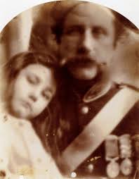 Kate Keown & Her Father, by Julia Margaret Cameron