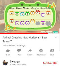 Mario day is an annual celebration of the entire mario franchise. Found Acnh Super Paper Mario Tune For Nova Novalightsky