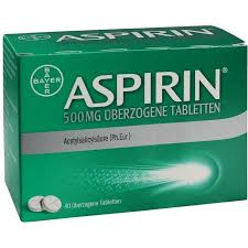 Acetylsalicylsäure (ass) hat eine schmerzstillende, entzündungshemmende und. Aspirin 500 Mg Uberzogene Tabletten 40 St Schmerzen Fieber Erkaltung Abwehr Kleeblatt Apotheken