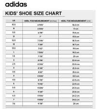 Adidas Shoe Size Chart Cm