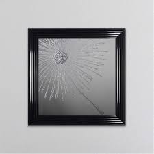 Your home should tell your story. Shh Interiors Silver Crushed Glass Dandelion Blowing Left On Mirror Background Framed Wall Art Fab Home Interiors