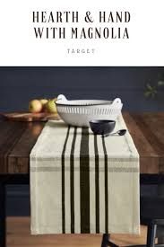 Black And White Farmhouse Table Runner Such A Pretty Simple Table Runner Joanna Gaines Is A Genius Plaid Table Runner Hearth Ha Farmhouse Table Runners Country Farmhouse Decor Kitchen Table