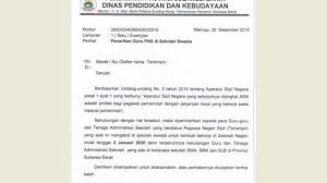 Kisah ini dialami oleh teman aku saat ia bekerja di. Disdikbud Pemprov Sulbar Tarik Guru Pns Dari Sekolah Swasta Tribun Timur