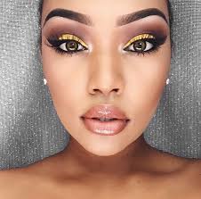 Black And Yellow Eyeshadow Looks Pinterest Amiiity Whoaaaa Just Look At The Eye Makeup I M So Jealous Of People Who Can Do This Eye Makeup Girls Makeup Skin Makeup
