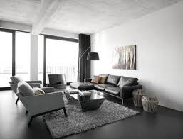 Black And White Leather Living Room Set 