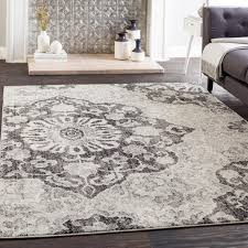 Rectangle round runner square berber or popcorn rugs braided rugs chindi rugs dhurrie rugs faux fur rugs flatweave rugs kiilim rugs persian rugs rag weave rugs shag and flokati. Sheyenne Medallion Gray Beige Area Rug Contemporary Area Rugs By Hauteloom Houzz