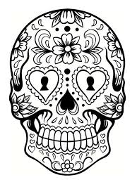 Dessin tête de mort mexicaine. Imprimer Mandala Tete De Mort Novocom Top