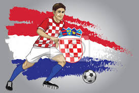 Mit unserem livescore fußball kroatien, können sie der entwicklung aller livescores des landes folgen. Kroatien Fussball Spieler Mit Flagge Als Hintergrund Wandsticker Sturmer Verteidiger Strafe Myloview De