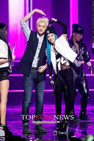 2014 sandara park 2ne1 thunder mblaq parejas