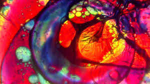 Man In The Moon Light Show Hippie Art Psychedelic Art