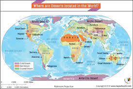 Sahara deserts such a unique adventure now and this map a really helpful for a geography student now this map provided a piece of structure information for a sahara deserts. Where Are Deserts Located In The World Answers