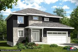 Zen Contemporain Lap0336 Maison Laprise Maisons Pre Usinees Revetement Exterieur Et Bardeau House Exterior House Contemporary House