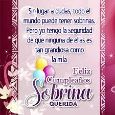 Tarjetas De Cumpleanos Para Sobrina