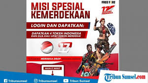 Pada kesempatan itulah, free fire mengadakan promo event kemerdekaan yang sangat menarik sekali. Event Free Fire Ff Misi Hari Kemerdekaan Cukup Login Dapatkan Pulsa 3 Miliar Dan Skin Gratis Tribun Sumsel