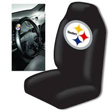 Pittsburgh Steelers Nfl Car Seat Cover And Steering Wheel Cover Set Nfl Car Steering Wheel Cover Carseat Cover