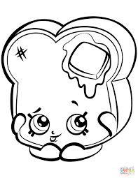 Toastie Bread Shopkin Coloring Page Free Printable Coloring Pages Shopkin Coloring Pages Shopkins Coloring Pages Free Printable Shopkins Colouring Pages