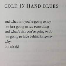 Compartimos dos poesías de la escritora argentina alejandra pizarnik, una de las referentes más importantes de la literatura. New Directions Publishing Cold In Hand Blues By Alejandra Pizarnik