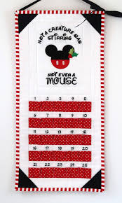 Not A Creature Was Stirring Not Even A Mouse Disney Mickey Mouse Silhouette Advent Calendar Not A Creature Was Etsy Disney Quilt Mickey Mouse Silhouette Christmas Countdown Calendar
