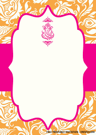 Between finding someone to design them and mailing them just because the bridal shower isn't taking place on a tropical island doesn't mean your invitations can't make you feel like you're lounging on a beach. Traditional Ganesha Diy Printable Invite Templett Indian Wedding Invitation Template Vibrant Celebration Instant Download Teal Gold Weddings Templates Valresa Com