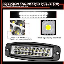 When making a selection below to narrow your results down, each selection made will reload the page to display the desired results. 2 Years Warranty Flush Mount Led Pods 7 Inch Swatow Industries 2pcs 80w Slim Dual Row