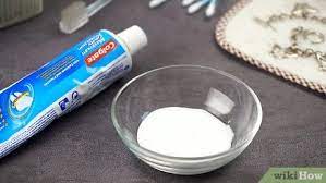 Left alone, it turns the metal brown, then black, and becomes more and more difficult to you can clean tarnish off of most things silver by using a clean sponge and scrubbing it with toothpaste and water. How To Use Toothpaste To Clean Silver Jewelry 15 Steps