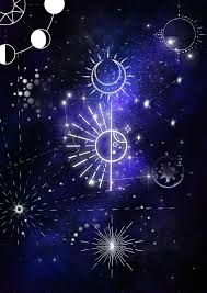 Celestial Background Moon Phases Clipart Set Galaxy Digital Etsy Celestial Art Galaxy Background Celestial
