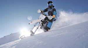 Timbersled snow bike husqvarna rear snow flap by pdp _ white logo. Snowbiking Explained How To Get Into This Action Sport