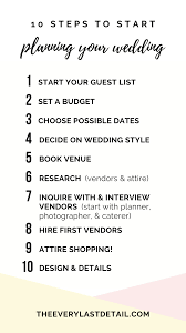 How do i organize a wedding photo book. Newly Engaged 10 Steps To Start Planning A Wedding