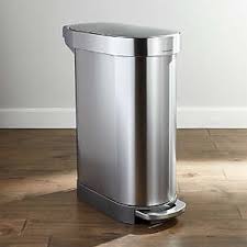 See what makes us the home decor find kitchen garbage cans with lids and foot pedals, or choose a simpler design in whatever color you like. Trash Cans For Kitchen Crate And Barrel