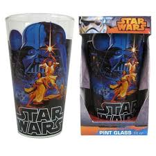 Star Wars Classic Art 16 Oz Pint Glass Entertainment Earth Classic Art Glass Pint Glass