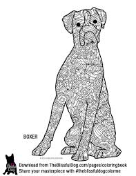 And The Boxer Coloring Book Page This Is A Harder One Hehehe Puppy Coloring Pages Dog Coloring Book Dog Coloring Page