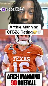 Archie Manning Texas Softball Player