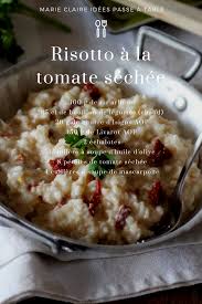 Risotto A La Tomate Sechee Et Au Livarot Aop Risotto Tomates Sechees Alimentation