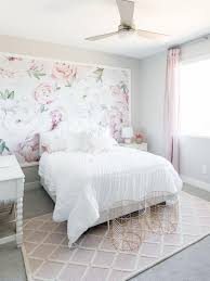 It includes a floor to ceiling windows covered with a white sheer curtain. Dreamy Pink Bedrooms Hgtv