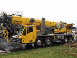 110 ton grove tms9000e hydraulic truck crane