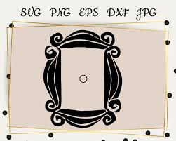 Download Monica S Door Frame Svg Friends Sign Logo Eps Png Dxf Etsy