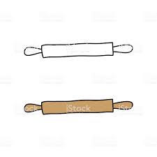 Cartoon Drawing Of A Rolling Pin Free Vector Art Stock Illustration Vector Free