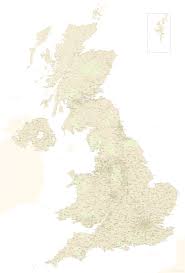 Vector graphic map of the united kingdom with cities and counties; Best Detailed Map Base Of The Uk United Kingdom Maproom