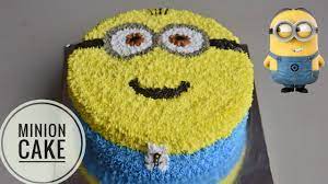Then use either a piping gel transfer or a toothpick to sketch out a couple minions on the top. Minion Cake Design Minion Design Tutorial Cake Decoration Wow Mom Youtube