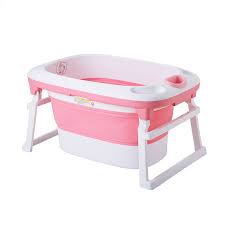 A baby bathtub will help you prop up a wriggling newborn. 2019 Hot Sale Baby Bath Children Bucket Folding Baby Newborn Bath Folding Baby Shower Fold Able Non Slip Bathtub Stand Security