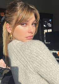 Bangs Langer Pony Coupe De Cheveux Cheveux Coiffure