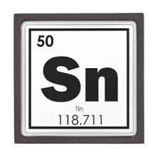 Tin Chemical Element Symbol Chemistry Formula Geek Jewelry Box Zazzle Com Element Symbols Chemistry Posters Symbols