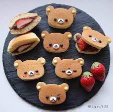 Rilakkuma Dorayaki By Hgsy430 Instagram Cute Food Kawaii Cooking Diy Desserts