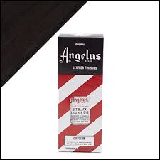 Angelus Brand Leather Dye W Applicator 3 Oz Jet Black