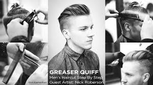 There's nothing that conjures up 50s style more than greased up, slicked back hair. The Greaser Quiff Men S Haircut Step By Step