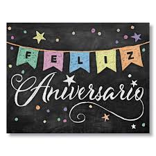 The session will be conducted by our native spanish tutor. Chalkboard Anniversary Banner Spanish Company Cards Hrdirect